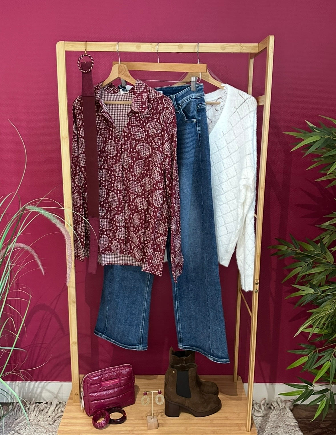 Gilet Laeticia blanc – Maille ajourée