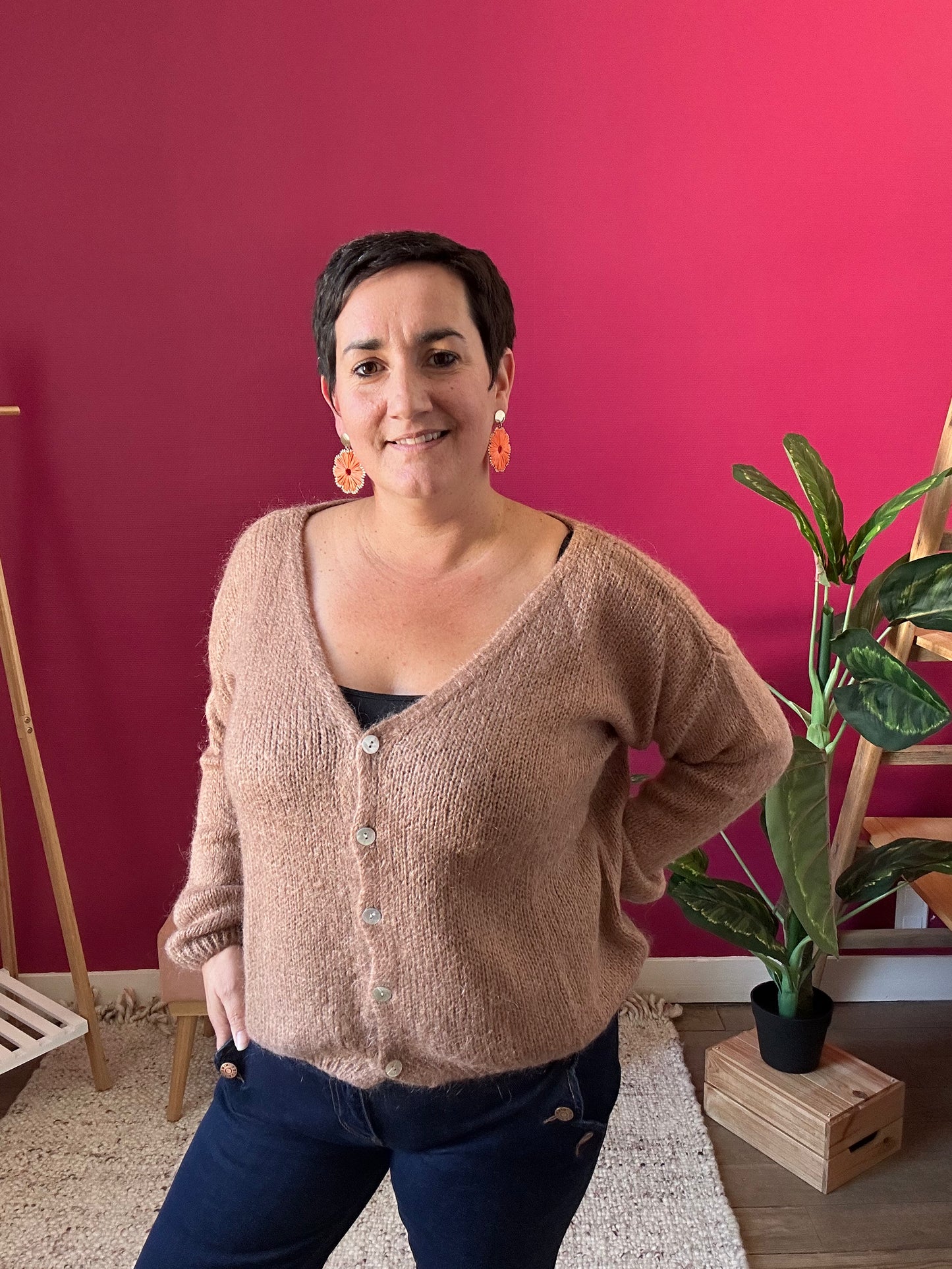 Gilet Mohair Daphné