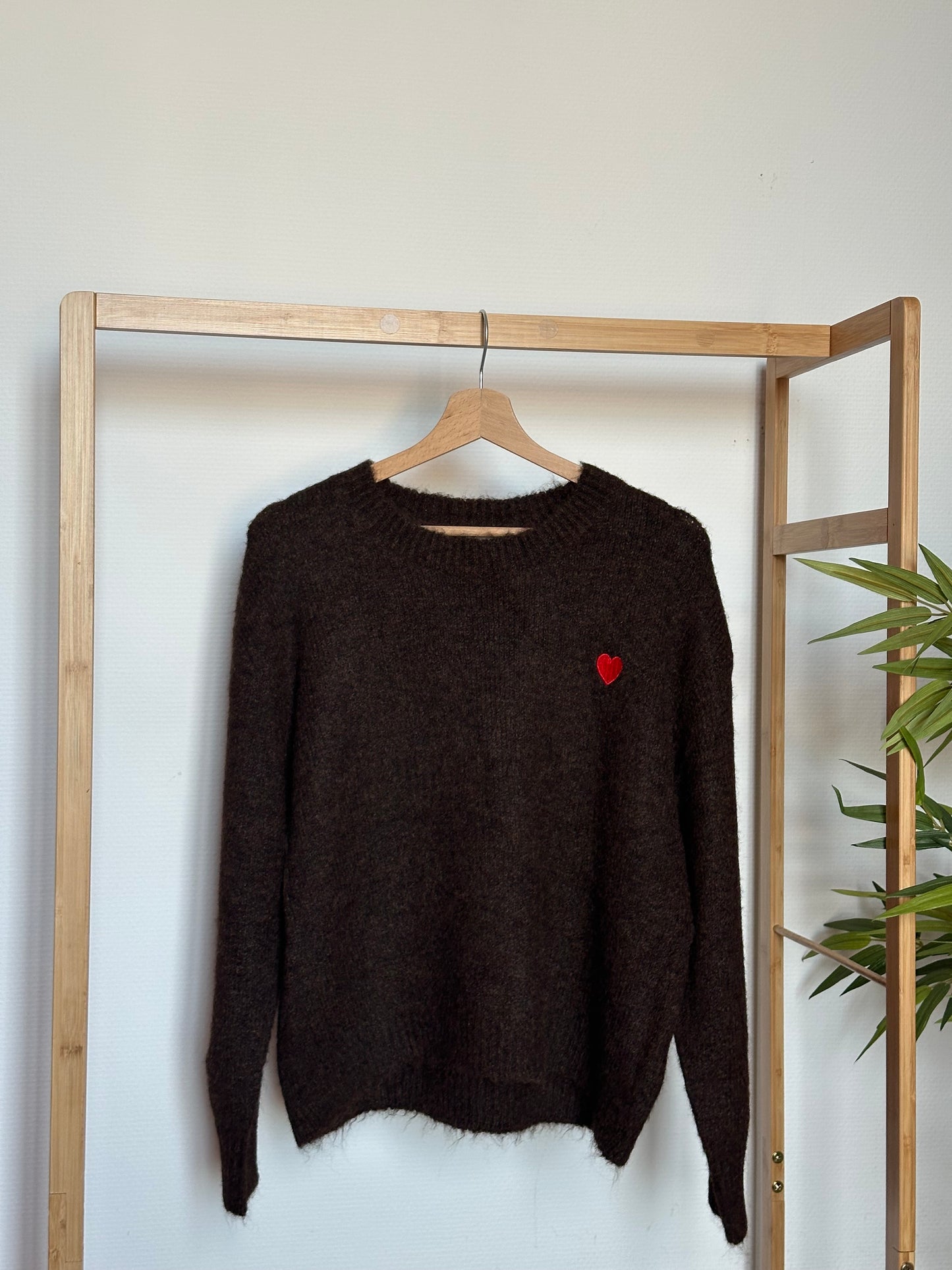Pull Chocolat Coeur