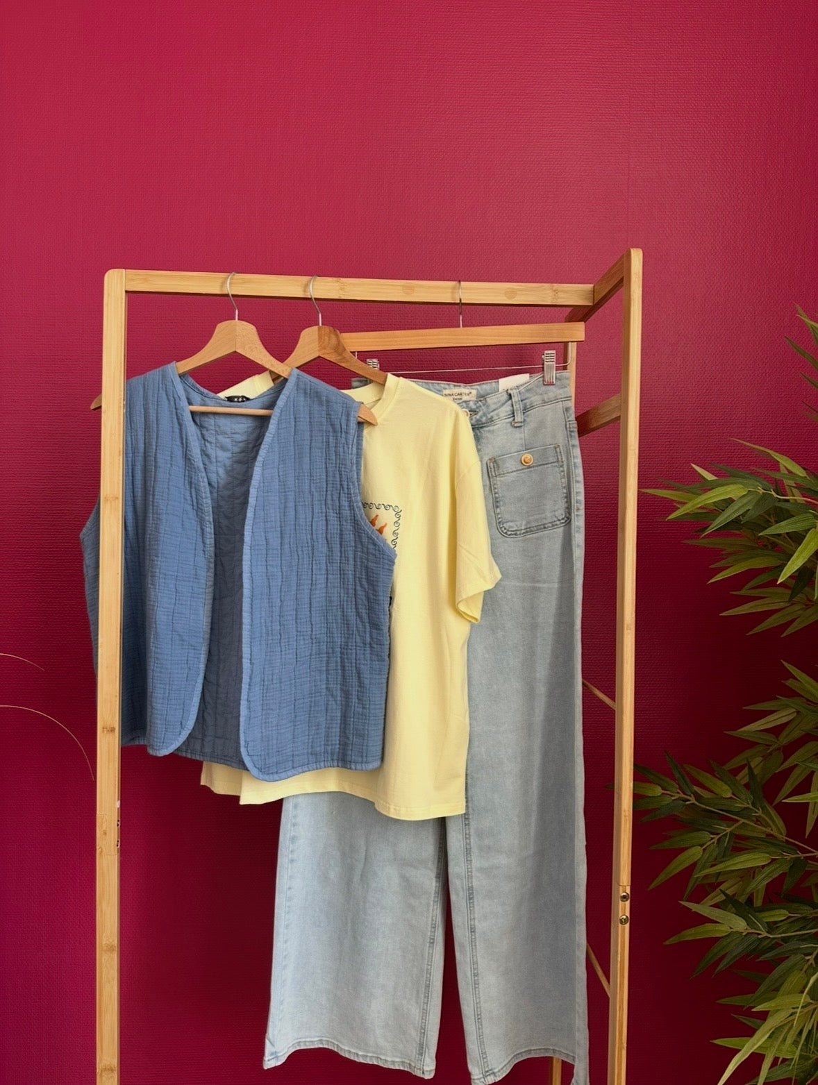Gilet Matelassé Bleu