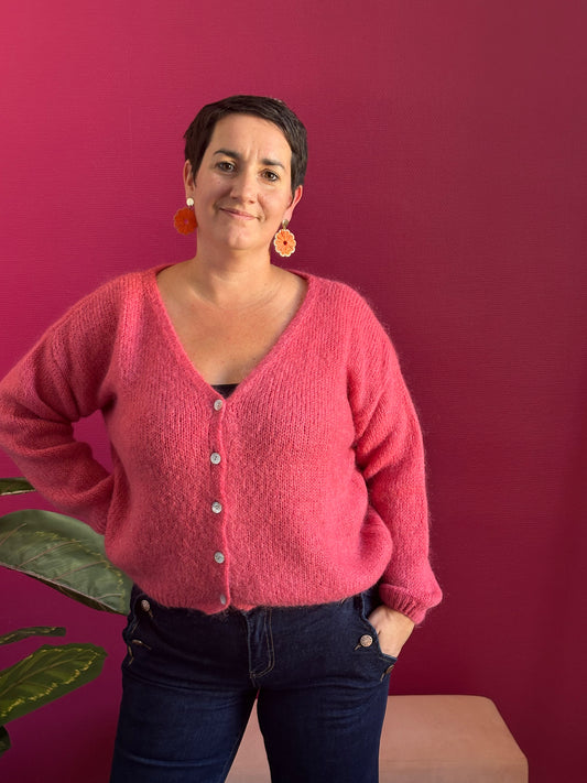 Gilet Mohair Daphné