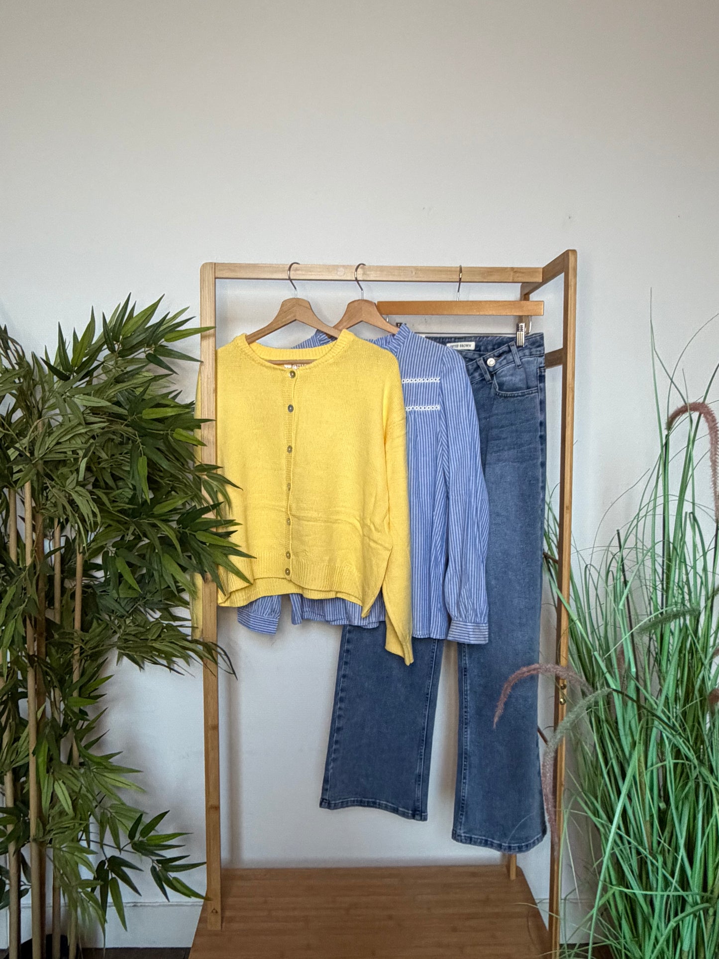 Gilet Emily fine maille jaune