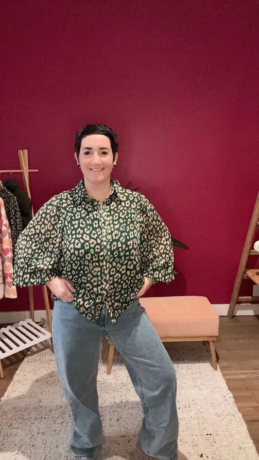 Chemise Sophie imprimé léopard