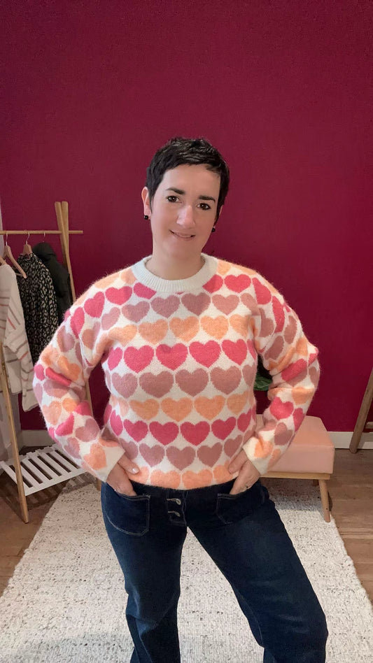 Pull cœurs
